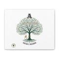 Handwritten Doodle Tree Canvas | Matte Stretched Wall Art