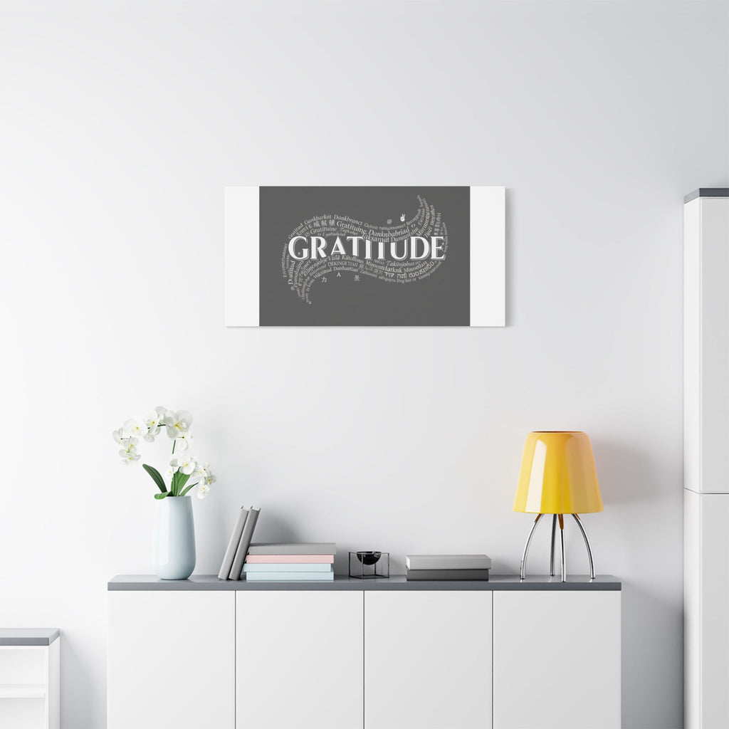 Gratitude Wall Art Matte Canvas | Tiny Treats, sweet uplifting print