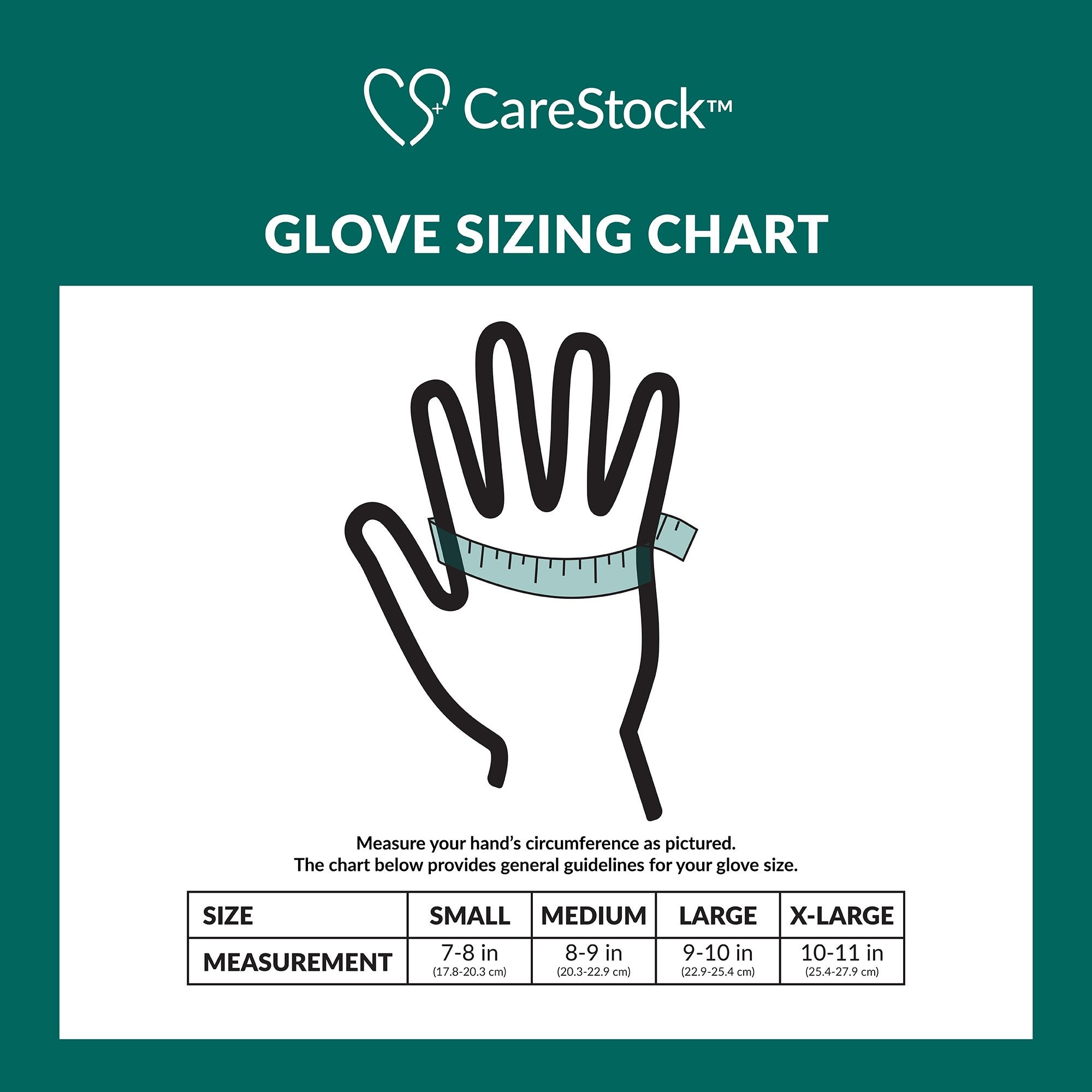 CareStock™ Vinyl Exam Glove, Medium, Ivory CS2594