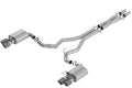 Borla 2018 Ford Mustang GT 5.0L AT/MT 3in Atak Catback Exhaust w/ Valves (Carbon Fiber Tip) 140743CF