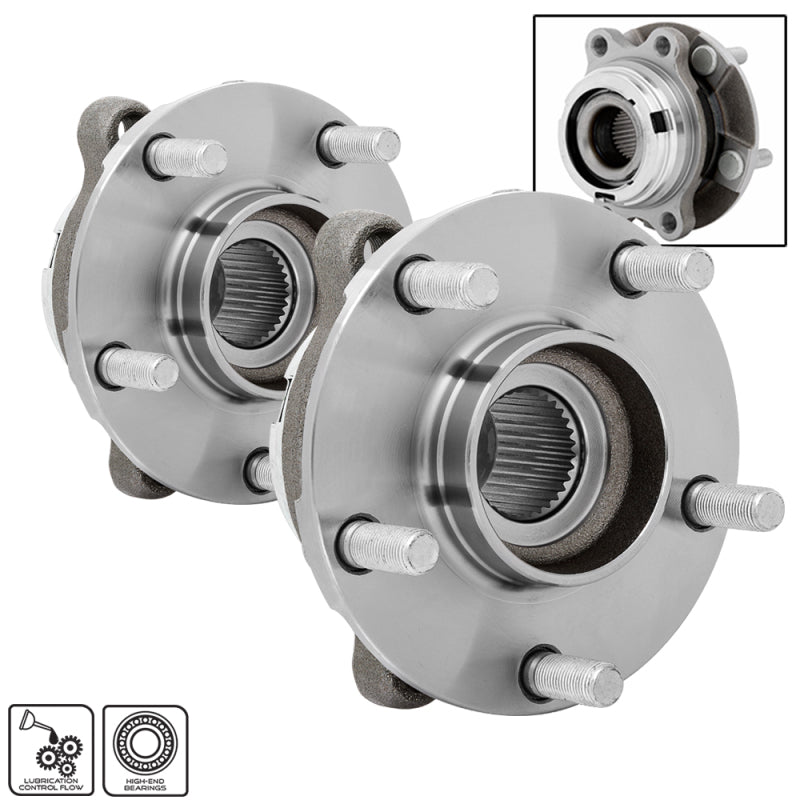 SPYDER xTune Wheel Bearing and Hub Nissan Atima 07-12 V6 / QX60 14-15 - Front Left and Right BH-513296-96 9939365