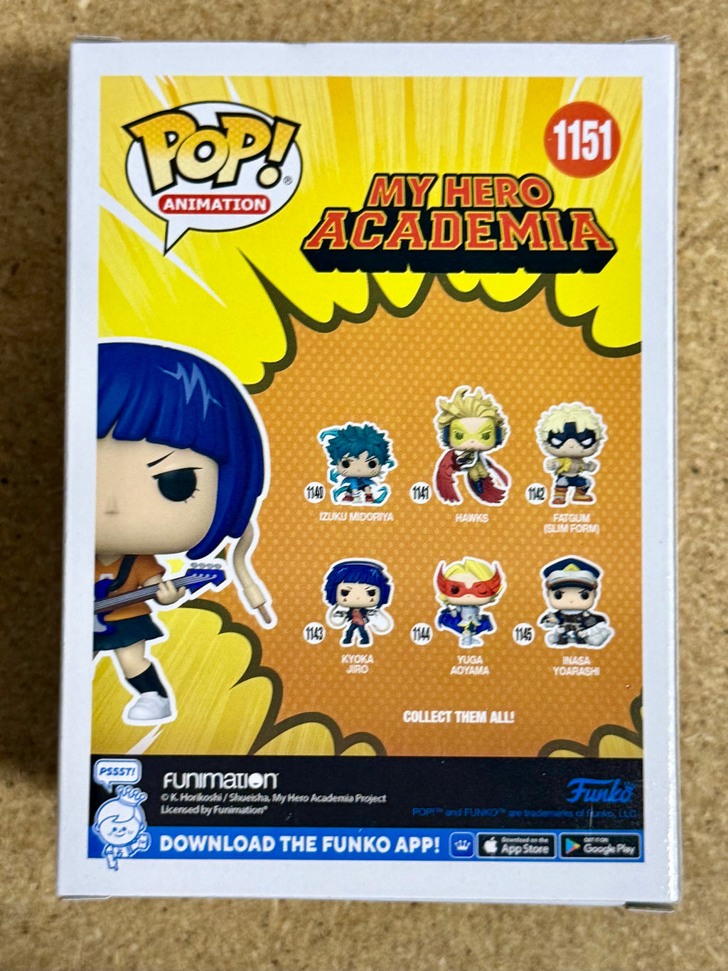 Funko Pop! Animation Kyoka Jiro #1151 My Hero Academia 2022 Exclusive