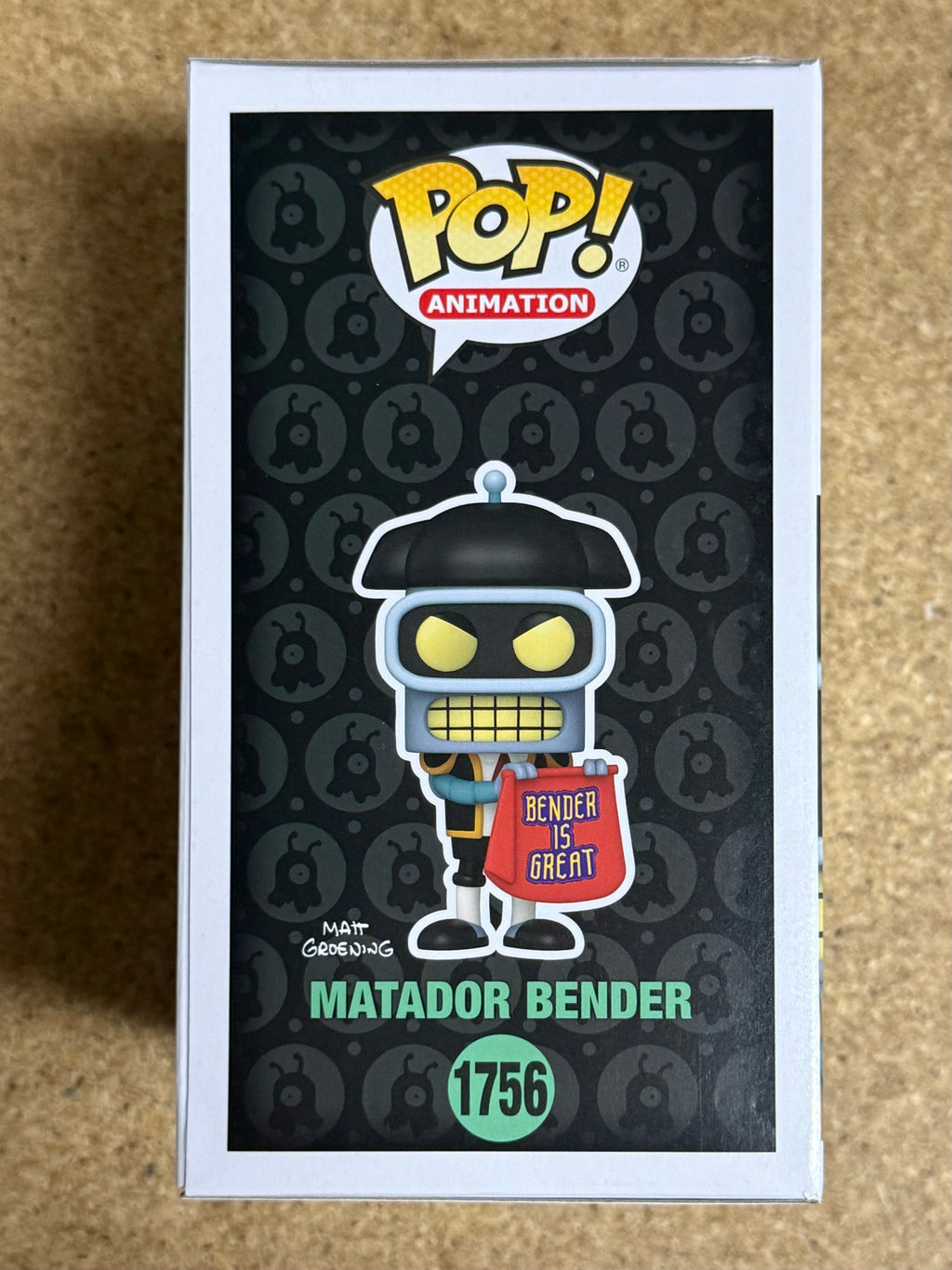 Funko Pop! Animation Matador Bender #1756 Futurama Season Four 2024
