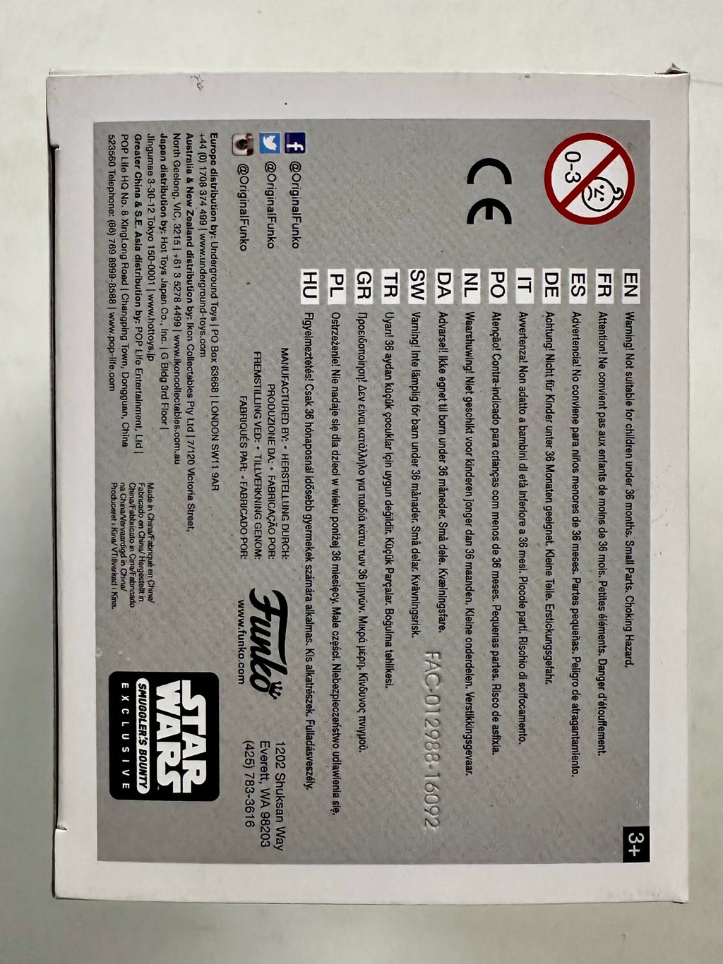 Funko Pop! Star Wars Droid IG-88 #103 Smugglers Bounty 2016 Vaulted Exclusive