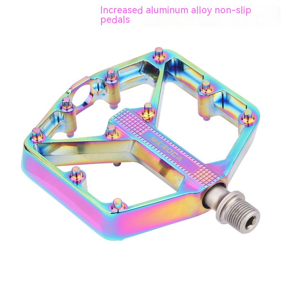 Bicycle Pedal Non-Slip Bike Pedals Aluminum Alloy Flat Platform Applicable Waterproof Cycling Accessories Bike Pedals Road Bicycle Pedals Cleats Set Clipless Pedals Compatible With Road Bikes