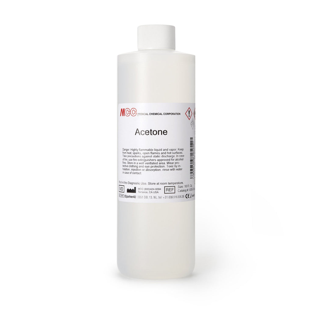 Medical Chemical Acetone Chemistry Reagent, 16-ounce Bottle 100B-16OZ