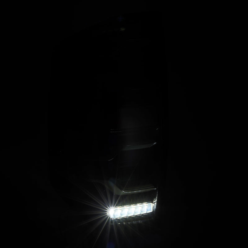 AlphaRex 14-21 Toyota Tundra LUXX LED Taillights Blk w/Activ Light/Seq Signal 672040 *Discontinued