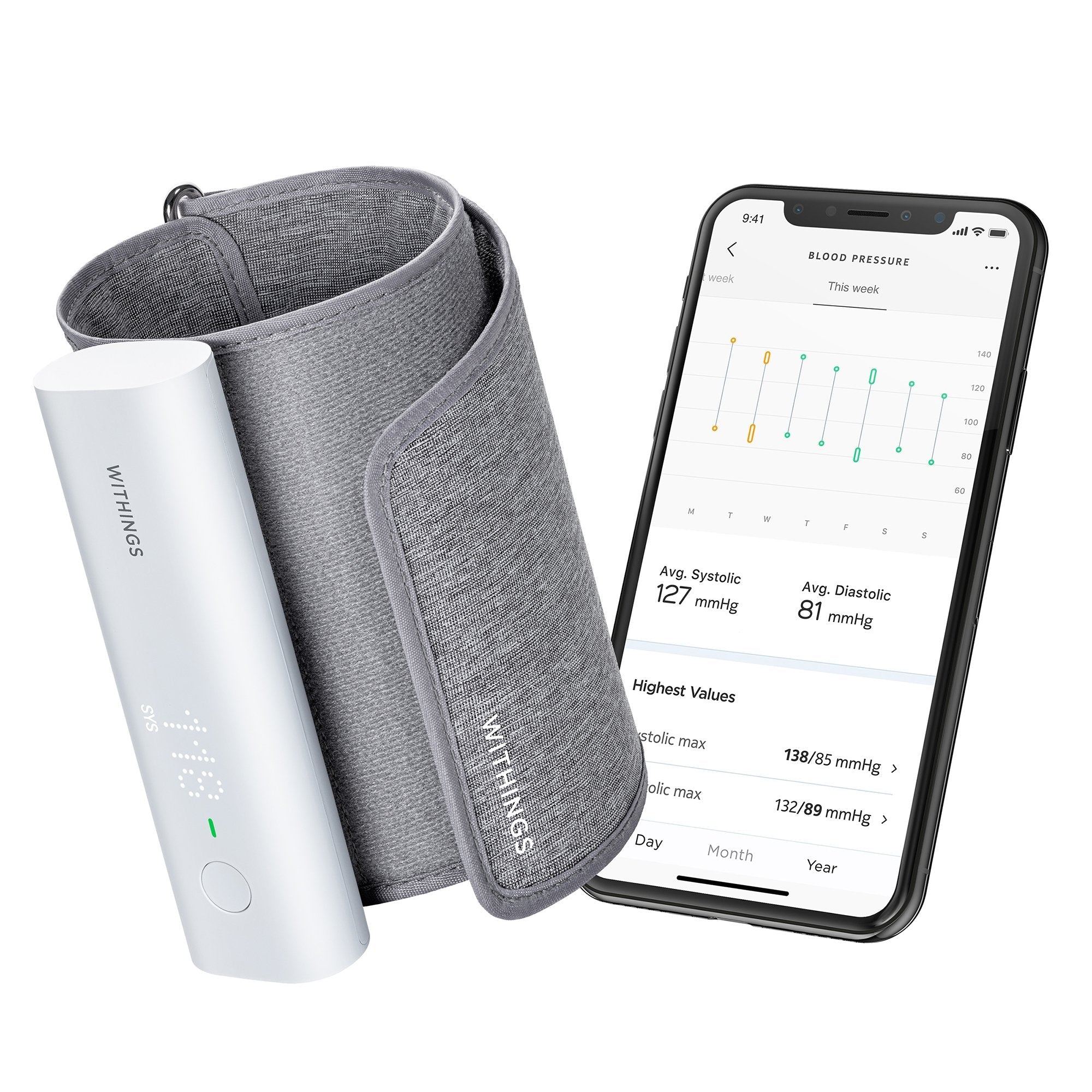 Withings Smart Blood Pressure Monitor WPM05-ALL-INTER