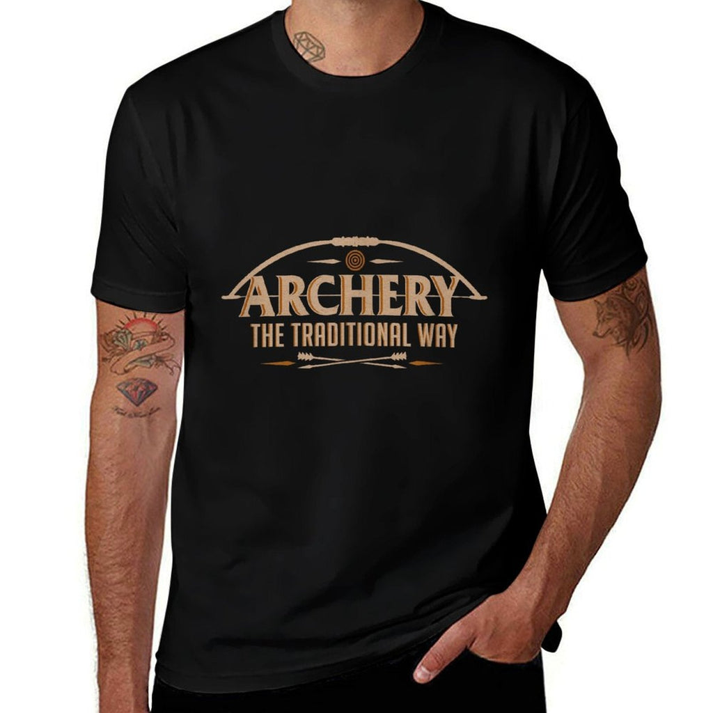 Archery The Traditional Way Sports Hunting  Durable T-Shirt