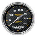 AutoMeter Marine Carbon Fiber Mechanical 2-5/8in 0-35PSI Water Pressure Gage 200773-40