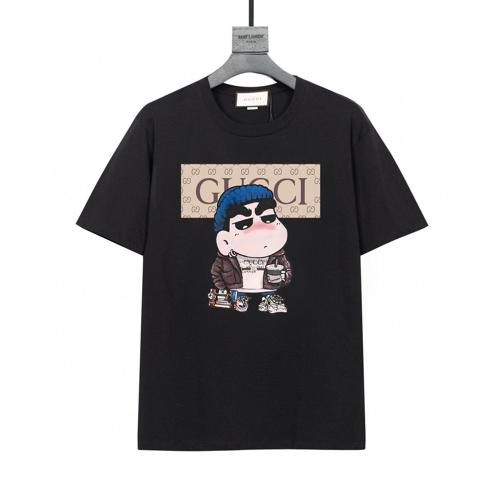 Gucci T-Shirt Without Collar 'Black'