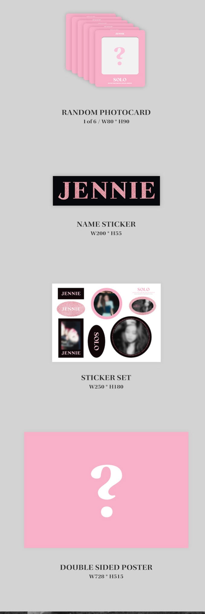 Official BLACKPINK Jennie [Solo] Photobook (Special Edition)