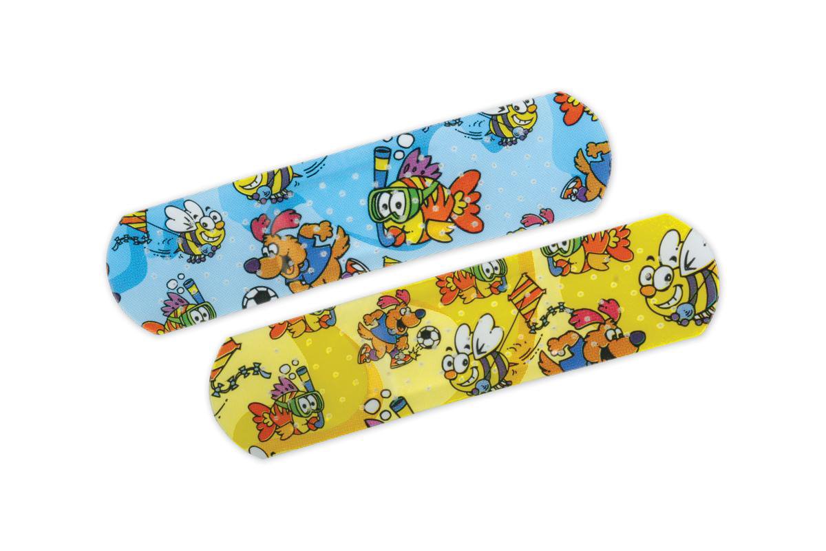 Curad® Kid Design (Medtoons) Adhesive Strip, 3/4 x 3 Inch NON256130