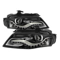 SPYDER Xtune Audi A4 09-11 Projector Headlights OE Style Halogen Model Only Black PRO-JH-AA409-NA-BK 9932595