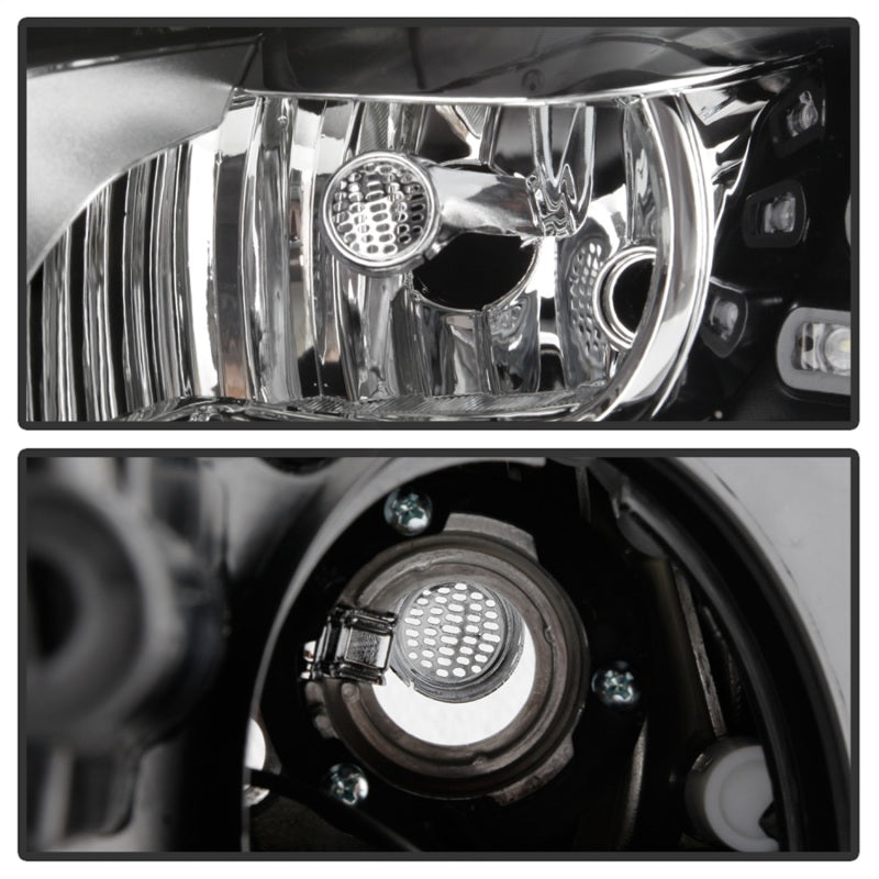 SPYDER VW Tiguan 12-17 LED/DRL Projector Headlights Chrome PRO-JH-VWT12-LED-C 9948527