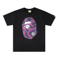 Bathing Ape Black T-Shirt without Collar