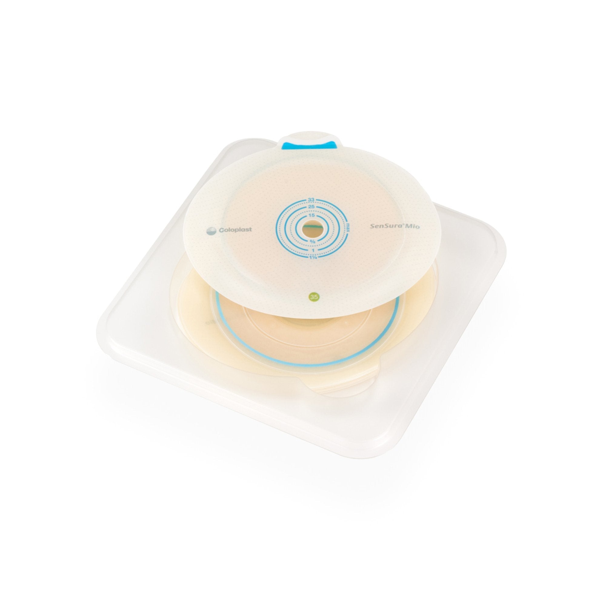 SenSura® Mio Flex Ostomy Barrier, 35 mm Stoma Opening, Red Match 10564