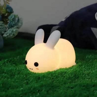 Colorful Rabbit Silicone LED Sleeping Aid Collectible