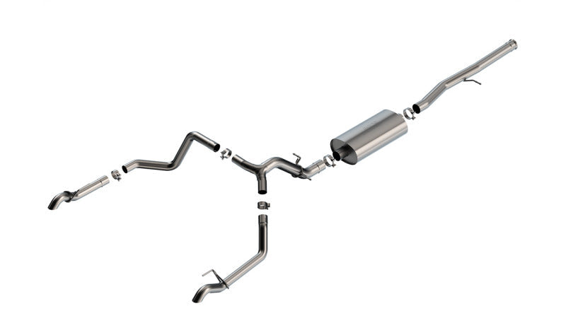 Borla 22-23 Chevrolet Silverado 1500 ZR2 &amp; AT4X 6.2L CC SB 147.5in WB Touring Cat-Back 140913