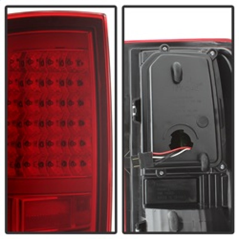 SPYDER xTune Dodge Ram 1500 09-16 LED Tail Lights Incandescent Model Only - Red Clear ALT-ON-DR09-LBLED-RC 5082213