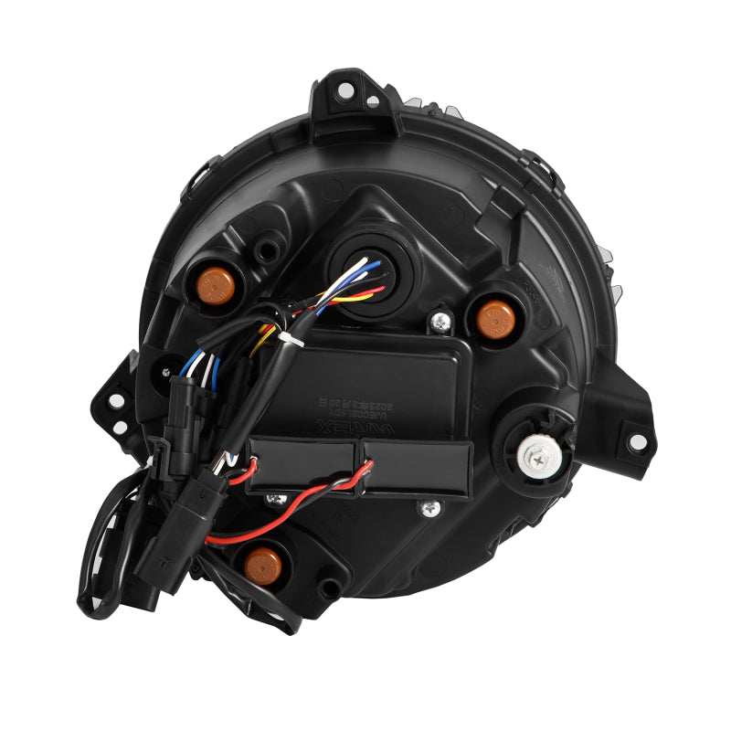 AlphaRex 18-23 Jeep Wrangler JL/Gladiator JT LED Proj Headlights Alpha-Blk w/ Activ Light/Seq Signal 880867 *Discontinued