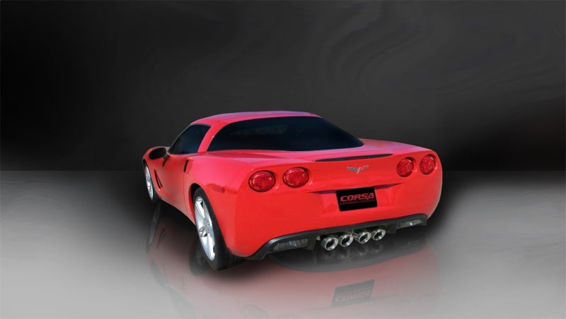 Corsa Performance 2.5" Dual Rear Exit Cat-Back Exhaust System with Twin 3.5" Tips