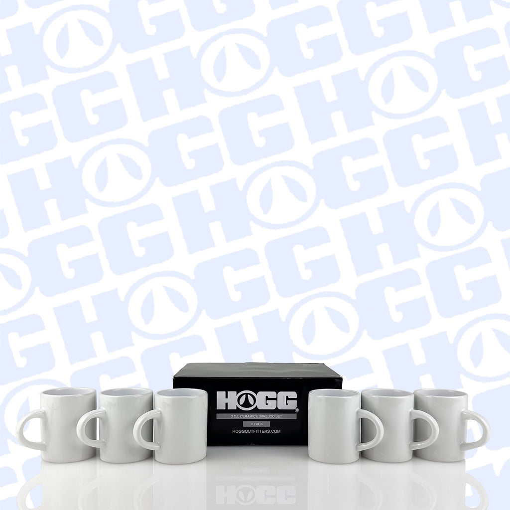3oz CERAMIC ESPRESSO MUG - 6 PACK