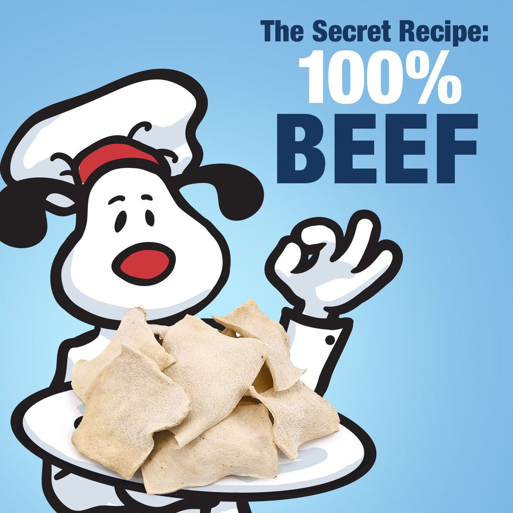 ValueBull USA Beef Rawhide Chips for Dogs, Chicken, 50 Count