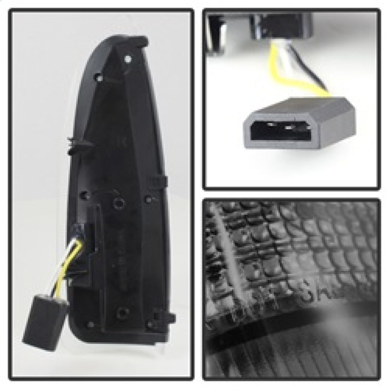 SPYDER xTune Ford Superduty F250-F650 03-07 Amber LED Mirror Signal Lens - Smoke ACC-LED-FDSD99-MR-SM 9924729