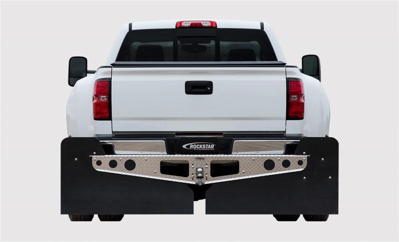 Access Rockstar 3XL 17-19 Ford F-250/F-350 Diamond Plate Finish Hitch Mounted Mud Flaps A10100723
