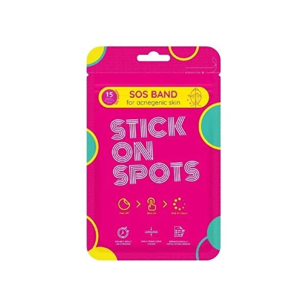 Stick On Spots Acne Treatment Patch - Invisible & Waterproof Hydrocolloid Blemish Healing Stickers for Fast Spot Treatment