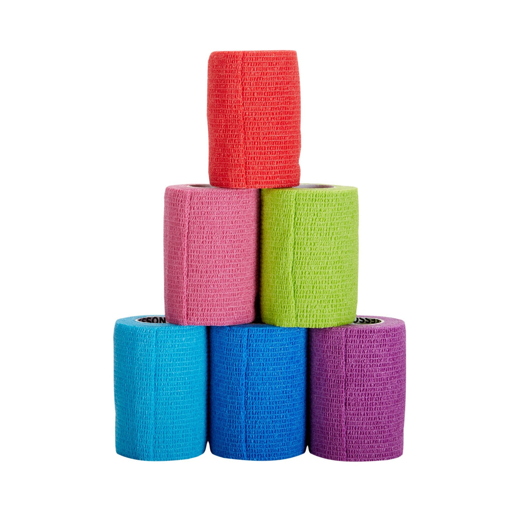 McKesson Self-adherent Closure Cohesive Bandage, 3 Inch x 5 Yard 16-4303