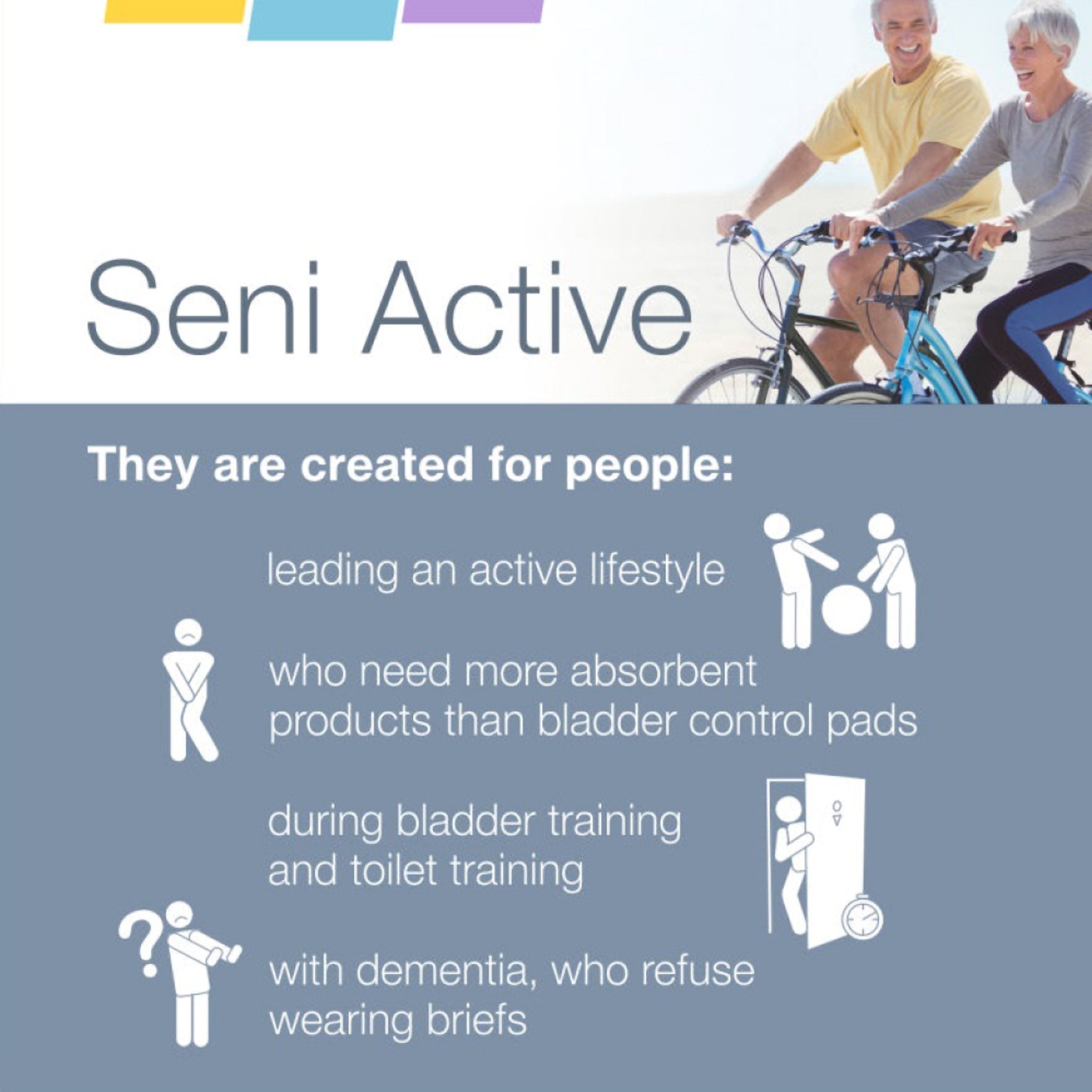 Seni® Active Super Plus Overnight Heavy Absorbent Underwear, Extra Large S-XL16-AP1