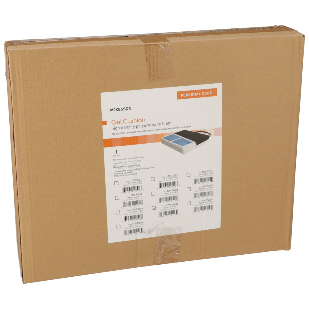 McKesson Molded Foam Seat Cushion, 20 x 16 x 3 Inch 170-74004