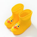Non-slip Stylish Rubber Shoes Men's And Women's Children & Baby Baby Velvet Rain Boots
