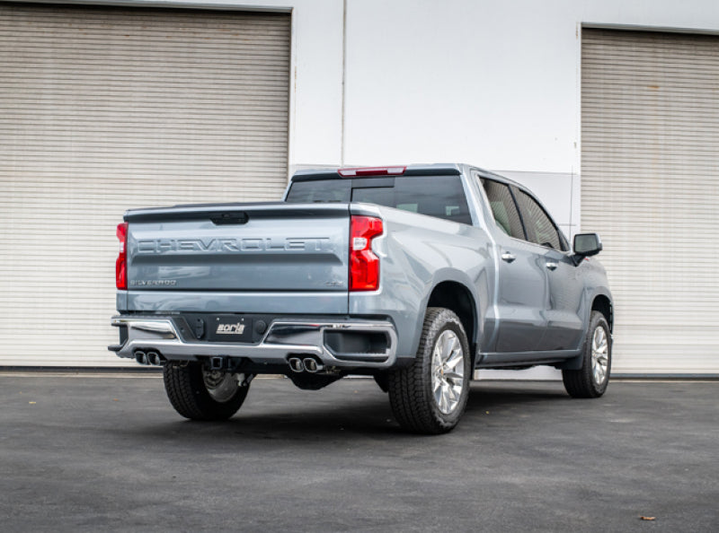 Borla 19 Chevrolet Silverado/GMC Sierra 1500 6.2L SS Touring Catback Exhaust - Square Chrome Tips 140782