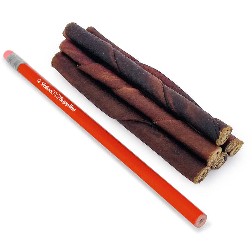 ValueBull USA Collagen Twists Dog Chews, 5 Inch, Natural Long-Lasting Dog Treats, 50 Count