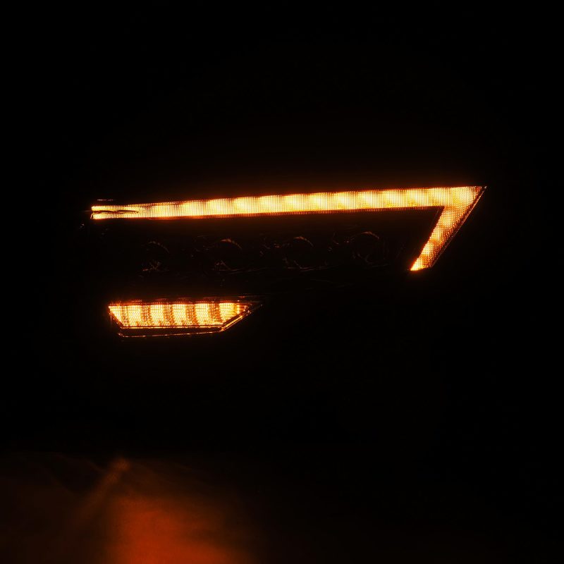 AlphaRex 14-22 Toyota 4Runner (2021 Req. Conv) NOVA LED Proj HL Alpha-Blk Actv Lgt Seq. Sig + SB DRL 880810 *Discontinued