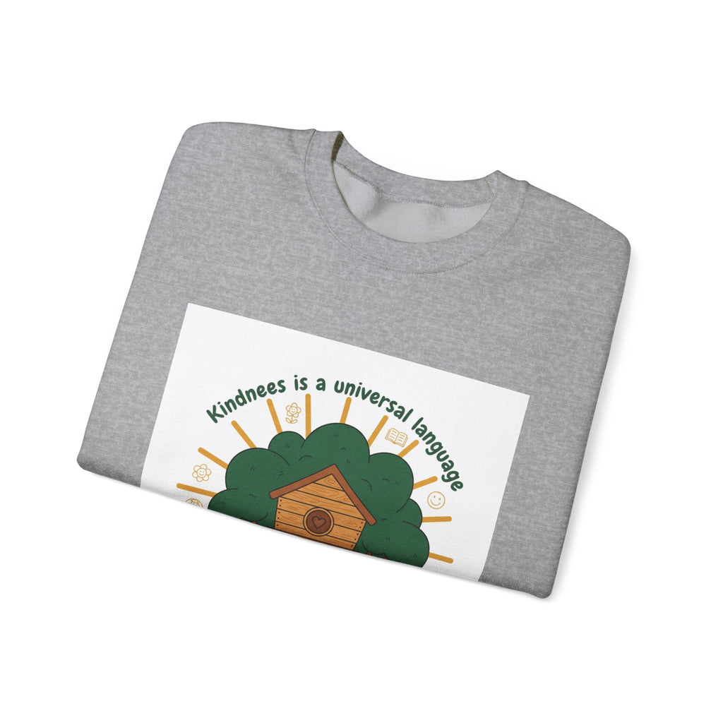 Kindness Treehouse Sweatshirt | eco humor, sustainable living