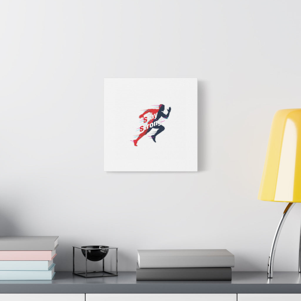 Stay Strong Runner Canvas | Fitness Motivation, Gym Wall Art