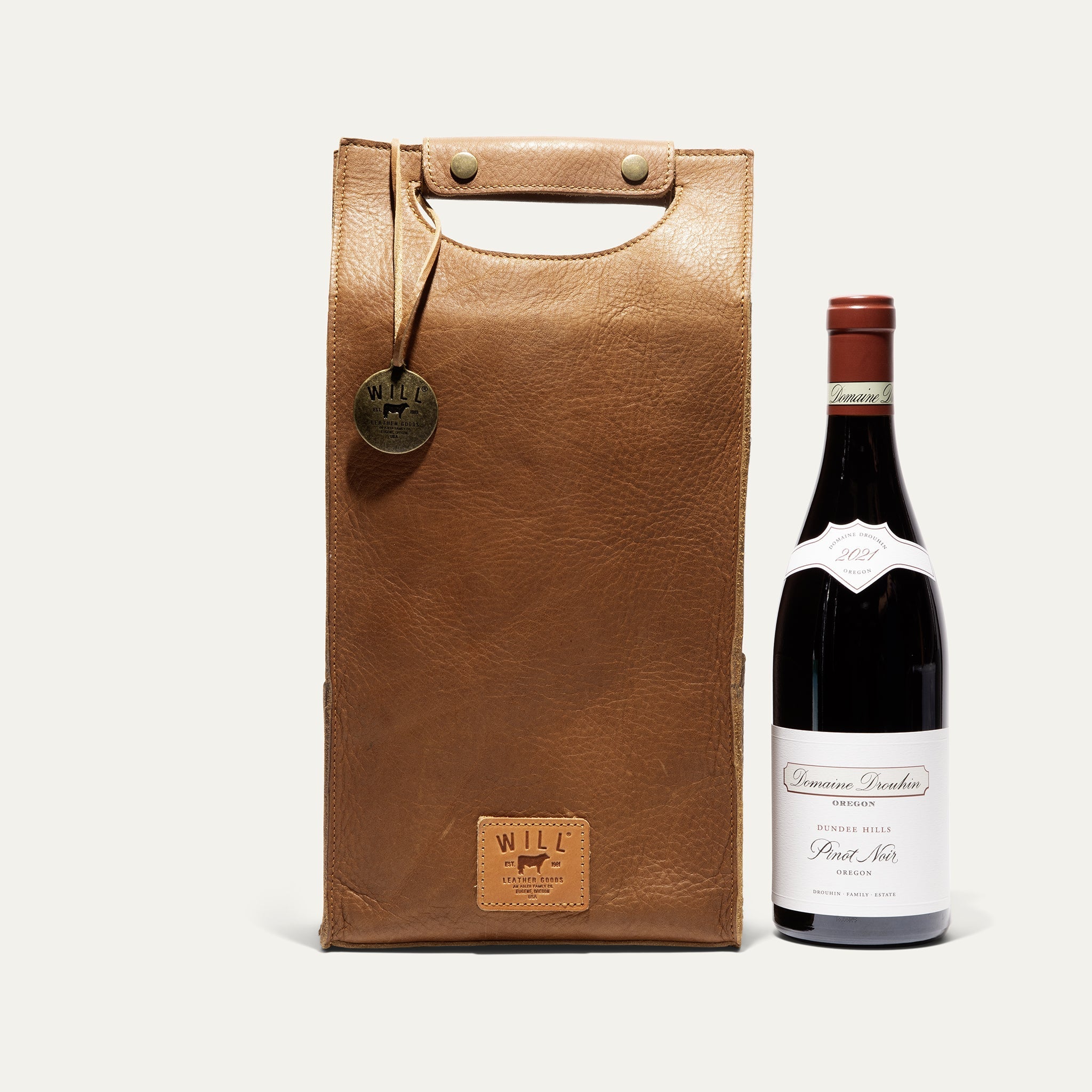 Double Leather Wine Case