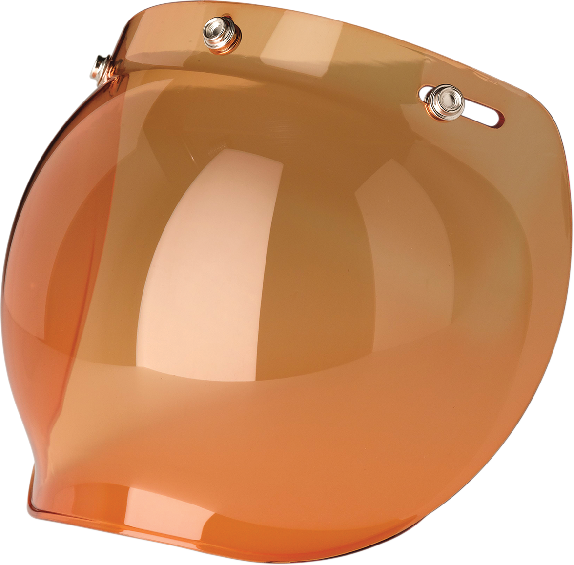 Z1R, Z1R Bubble Shield for Drifter, Jimmy, and Saturn Helmets - Amber, 3-Snap Mount