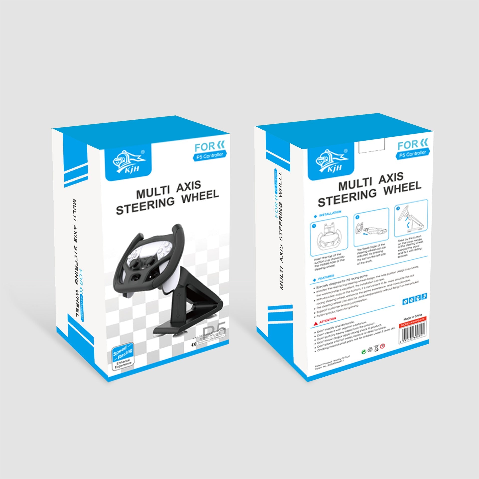 Gamepad Steering Wheel Bracket With Suction Cup