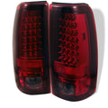 SPYDER Chevy Silverado 1500 99-02 (Not Fit Stepside) LED Tail Lights Red Smke ALT-YD-CS99-LED-RS 5002075