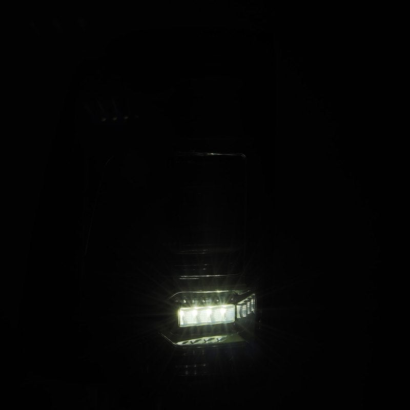 AlphaRex 19-21 Dodge Ram 1500 Luxx-Series LED Tail Lights Alpha-Black w/Activ Light/Seq Signal 640030 *Discontinued