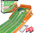 CHAMPKEY Professional Hazard Golf Putting Green Come with Golf Putting Gates and Putting Mirror - Progressive Slope Tech and Noise Reduction Tech Golf Putting Mat