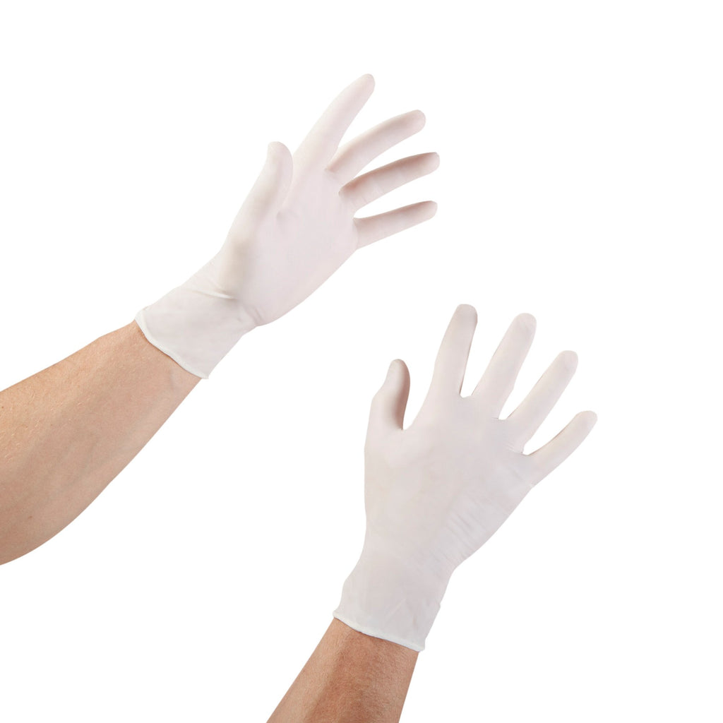 McKesson Confiderm® Latex Exam Glove, Small, Ivory 14-1381