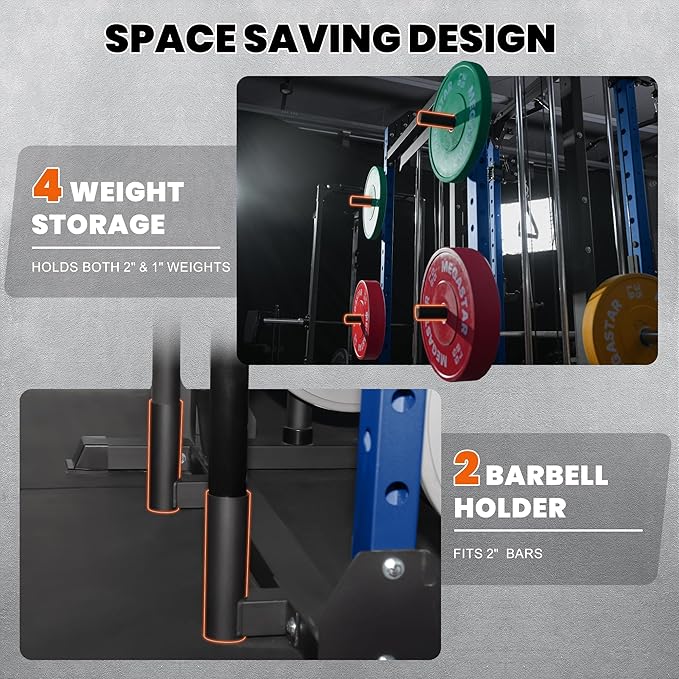 Smith Machine Home Gym with Aluminum Pulley Set- 2000lbs Capacity All-in-One Power Rack with Cable Crossover, Pull-Up Bar & Dip Station, Includes 18 Attachments, P107 Anvil