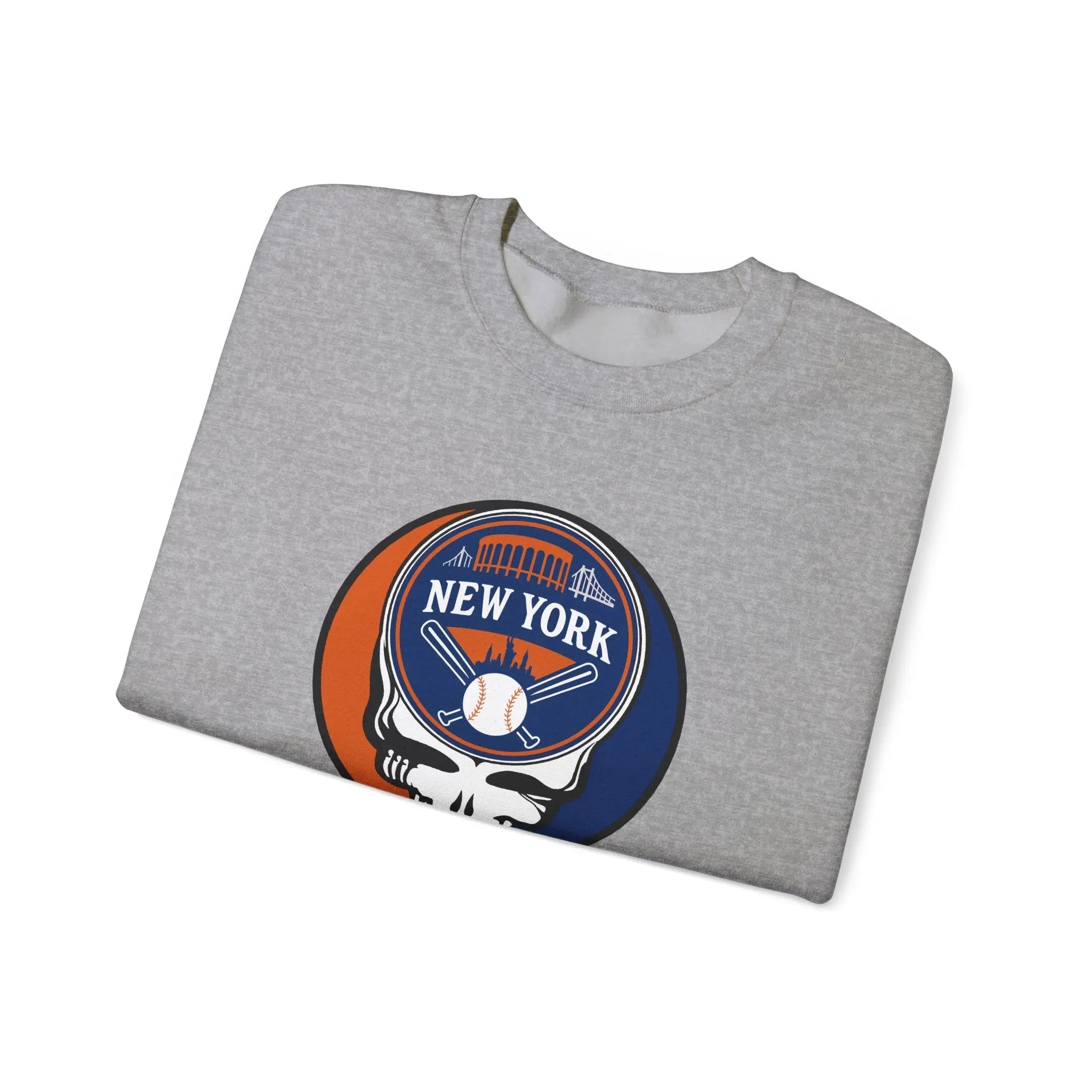 New York Mets Original Stealie Grateful Dead Crewneck Grateful Dead Sweatshirt