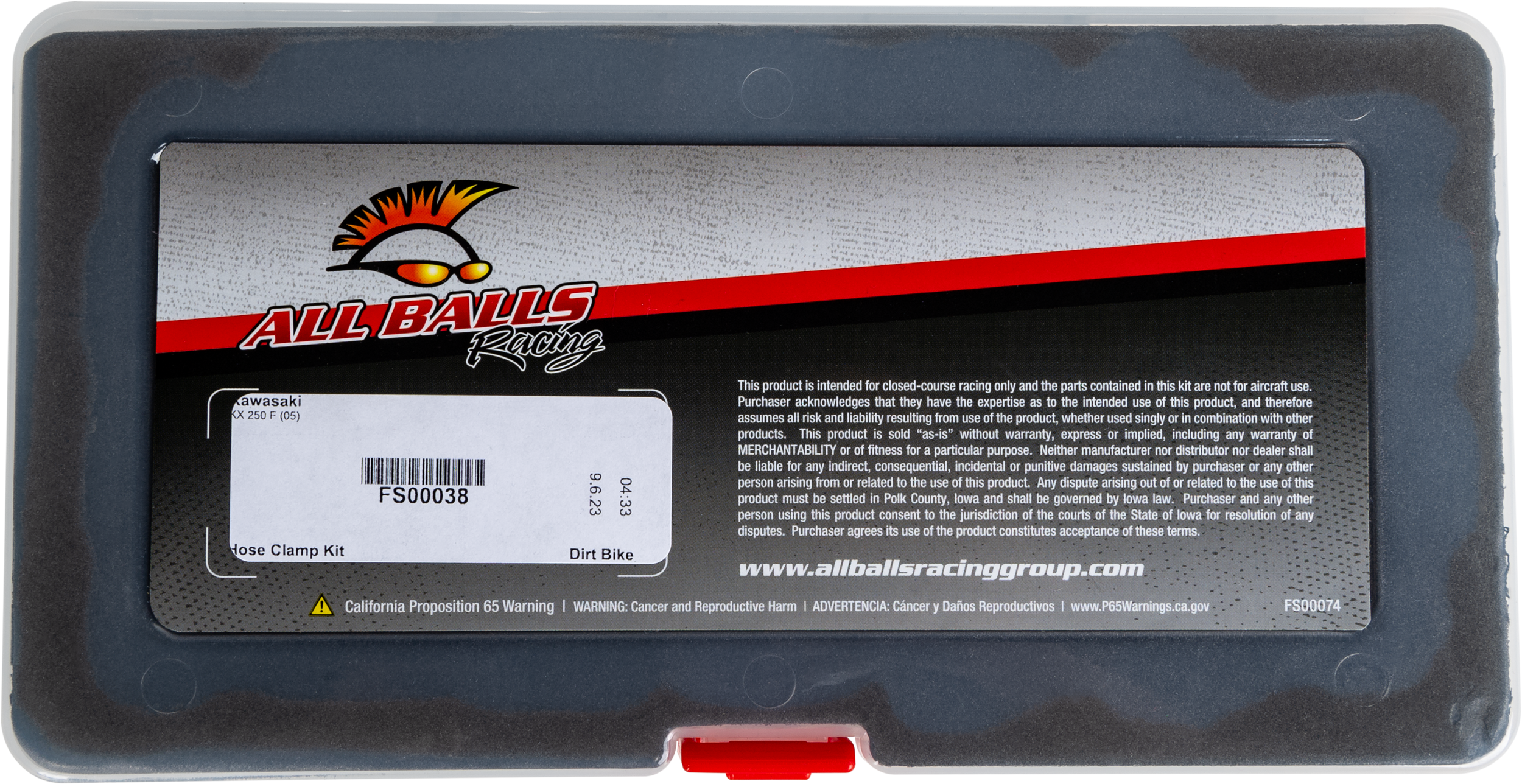 ALL BALLS, ALL BALLS Fuel Line Clamp Kit FS00038 – OEM-Quality Replacement for Automotive Fuel Systems